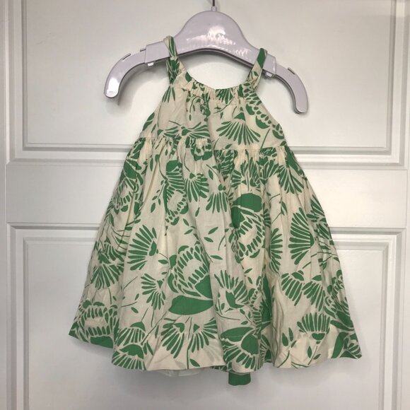 Baby GAP‎ Dandelion Print Sleeveless Dress Size 6-12M Tulle, Cotton Lining Cream - Picture 3 of 9
